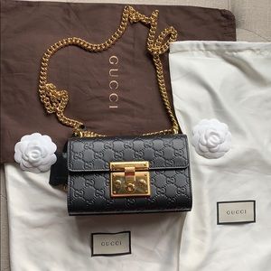 Gucci Padlock Black Bag